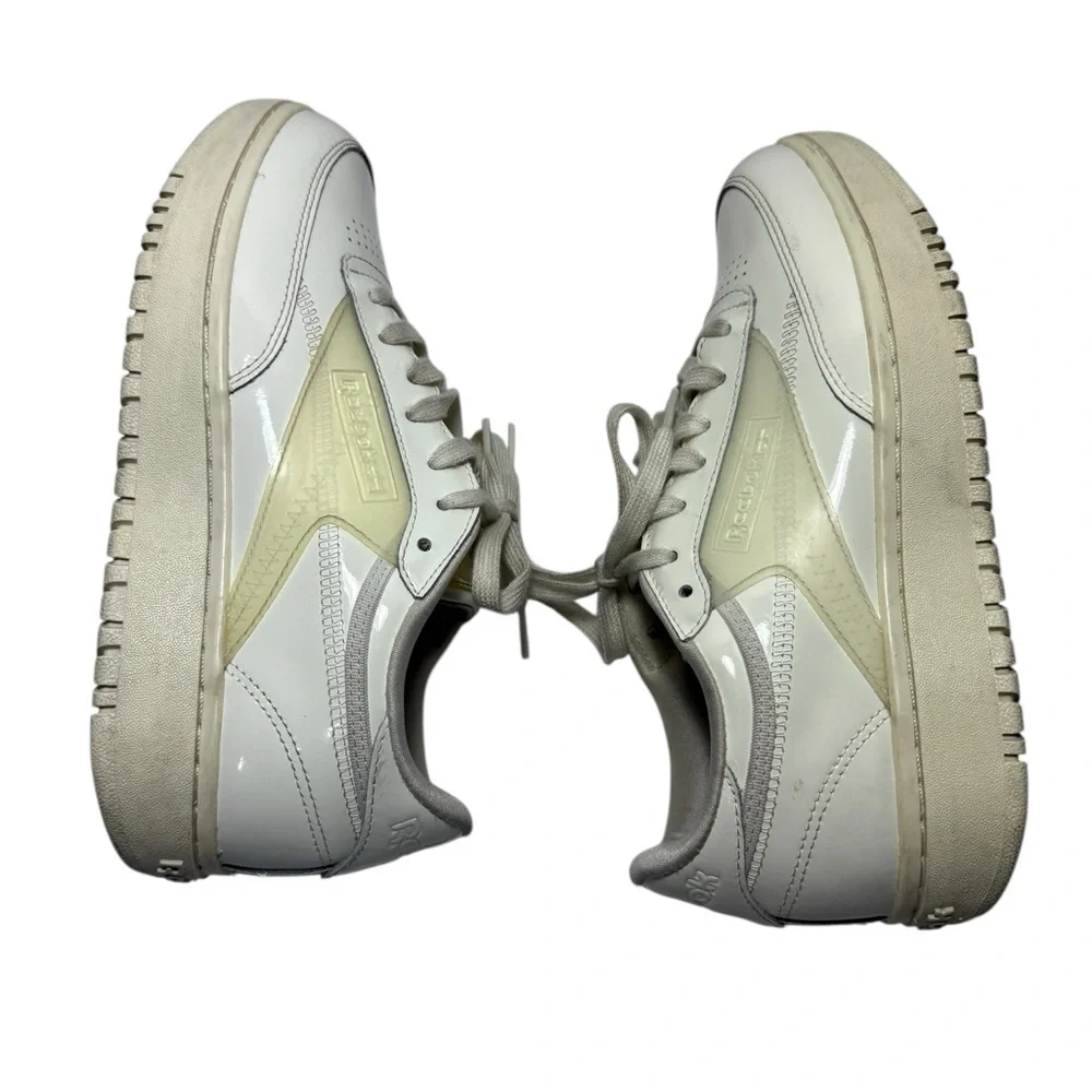 Reebok Classics Cardi B Gloss | Coated Club C Double chalk  women’s Sneakers